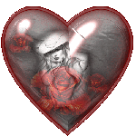 Анимация девушка в сердце, день святого Валентина