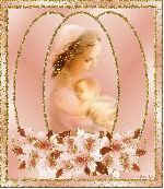 музыкальная открытка для мамы,Туманова Ирина - Мама дорогая, анимационая открытка маме, мама с младенцем на руках